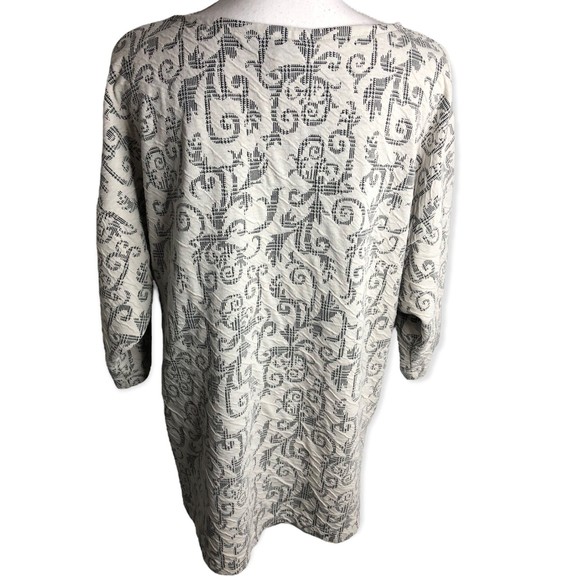 Victoria’s Secret Vintage Paisley Print 3/4 Sleeve Oversized Sleepshirt - Picture 4 of 8
